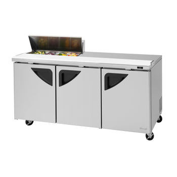 Turbo Air TST-72SD-08S-N 73 inch Sandwich Prep Table