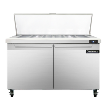 Continental Refrigerator SW48N18M 48-inch Mega Top Sandwich Prep Table