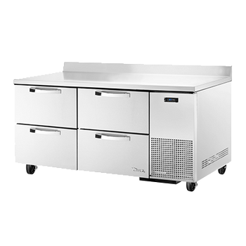 True TWT-67D-4-HC-SPEC3 67 inch Work Top Refrigerated Counter