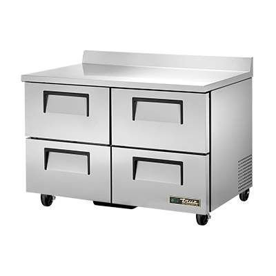 True TWT-48D-4-HC 48 inch Work Top Refrigerated Counter