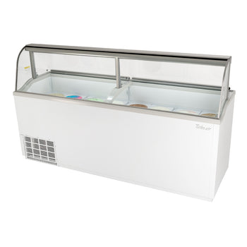 Turbo Air TIDC-91W-N 89 inch Dipping Cabinet Ice Cream Display Case