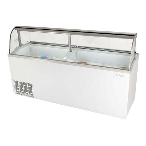 Turbo Air TIDC-91W-N 89 inch Dipping Cabinet Ice Cream Display Case