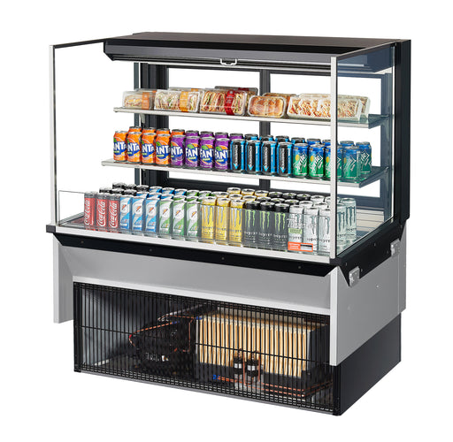 Turbo Air TOM-48L-UFD-W(B)-3SI-N 48 inch Open Display Case