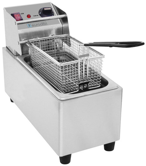 Eurodib USA SFE01860-120 Single Electric Countertop Fryer,SINGLE 8L FRYER,120V