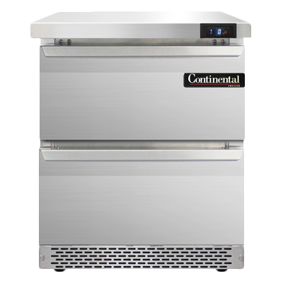 Continental Refrigerator SWF27N-FB-D 27.5-inch Work Top Freezer Counter