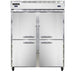 Continental Refrigerator 2RFENSSHD 57-inch Reach-In Refrigerator/Freezer