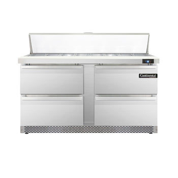 Continental Refrigerator D60N16-FB-D 60-inch Sandwich Prep Table