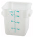 Winco PESC-4 Square Food Storage Containers