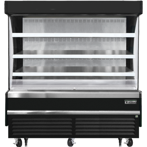 Everest Refrigeration EOMV-72-B-28-S 73-1/4-inch Open Air Merchandisers