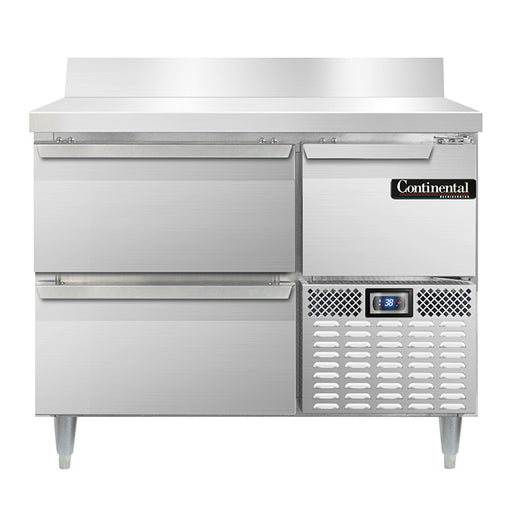 Continental Refrigerator DRA43NSSBS-D 43-inch Work Top Refrigerator