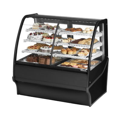 True TDM-DZ-48-GE/GE-S-S 48 inch Refrigerated/Non-Refrigerated Display Case