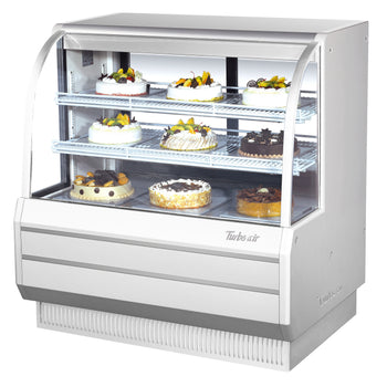 Turbo Air TCGB-48DR-W(B) 49 inch Non-Refrigerated Bakery Display Case