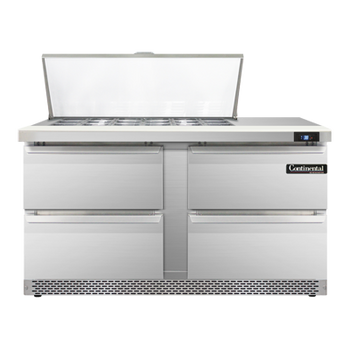 Continental Refrigerator SW60N18M-FB-D 60-inch Mega Top Sandwich Prep Table