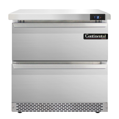 Continental Refrigerator SWF32N-FB-D 32-inch Work Top Freezer Counter