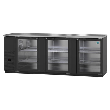 Hoshizaki BB95-G 95.5-inch 3 Swinging Glass Doors Back Bar Cooler