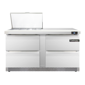 Continental Refrigerator SW60N12M-FB-D 60-inch Mega Top Sandwich Prep Table