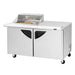 Turbo Air TST-60SD-12M-N-CL 60 inch Mega Top Sandwich Prep Table