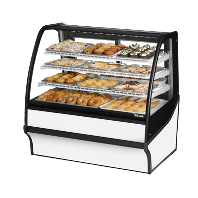 True TDM-DC-48-GE/GE-W-W 48 inch Non-Refrigerated Bakery Display Case