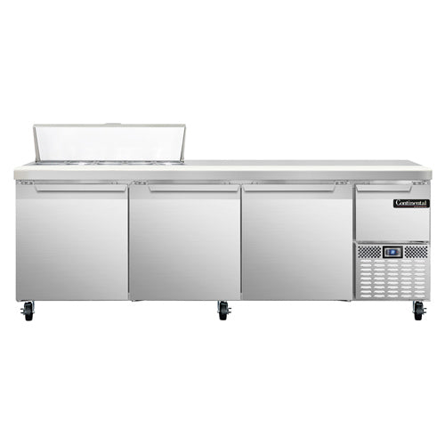 Continental Refrigerator RA93N10 93-inch Sandwich Prep Table