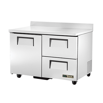 True TWT-48D-2-HC 48 inch Work Top Refrigerated Counter