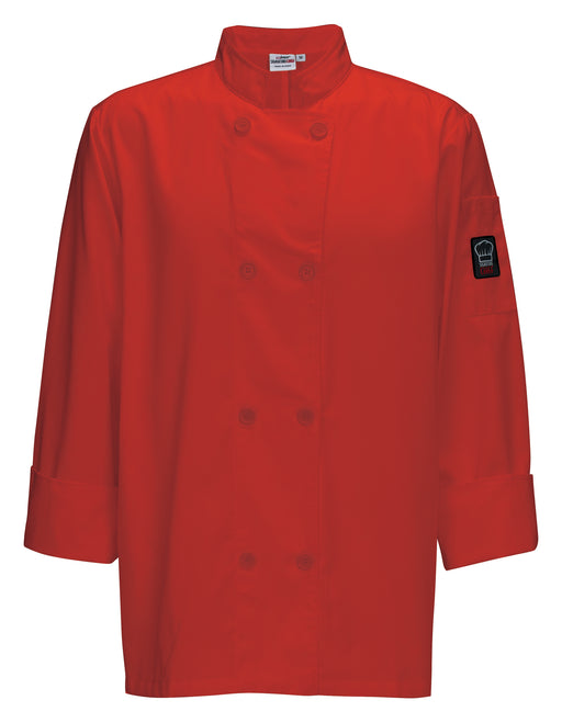 Winco UNF-6RM Tapered Chef Men's Jacket