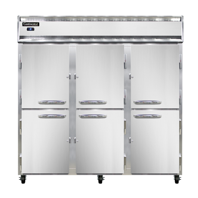 Continental Refrigerator 3RSNSAHD 78-inch Reach-In Refrigerator