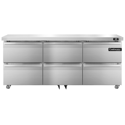 Continental Refrigerator D72N-U-D 72-inch Undercounter Refrigerator