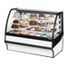 True TDM-R-59-GE/GE-W-W 59 inch Refrigerated Bakery Display Case