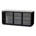 Beverage Air BB78HC-1-FG-B 79-inch Back Bar Cooler