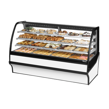 True TDM-DC-77-GE/GE-W-W 77 inch Non-Refrigerated Bakery Display Case