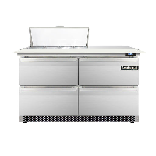 Continental Refrigerator D48N8C-FB-D 48-inch Sandwich Prep Table