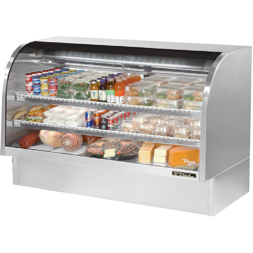 True TCGG-72-S-LD 72 inch Refrigerated Deli Display Case