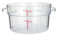 Winco PCRC-2 Round Food Storage Containers