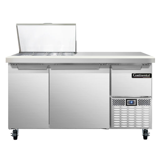 Continental Refrigerator RA60N12M 60-inch Mega Top Sandwich Prep Table