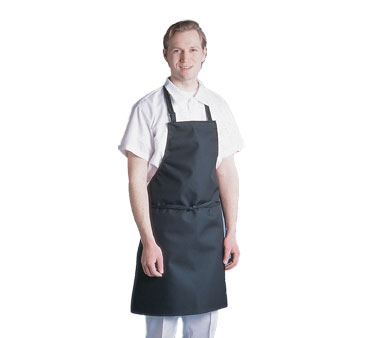 Chef Revival 601MAJ-BK Black Bib Apron