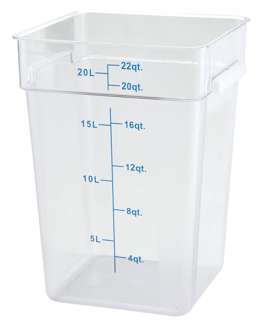 Winco PCSC-22C Square Food Storage Containers