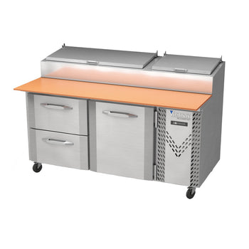 Victory Refrigeration VPPD67-2 67-inch Pizza Prep Table