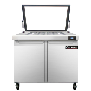 Continental Refrigerator SW36N12M-HGL 36-inch Mega Top Sandwich Prep Table