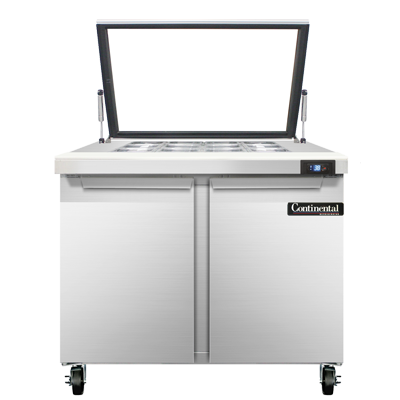 Continental Refrigerator SW36N12M-HGL 36-inch Mega Top Sandwich Prep Table