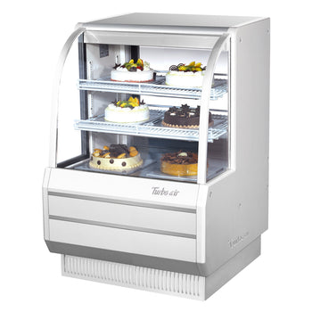 Turbo Air TCGB-36DR-W(B) 37 inch Non-Refrigerated Bakery Display Case