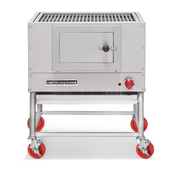 American Range AMSQ-30 Charbroiler Wood Burning