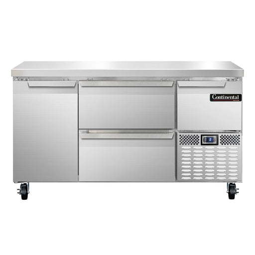 Continental Refrigerator FA60N-D 60-inch Work Top Freezer Counter