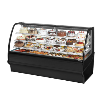 True TDM-R-77-GE/GE-S-S 77 inch Refrigerated Bakery Display Case