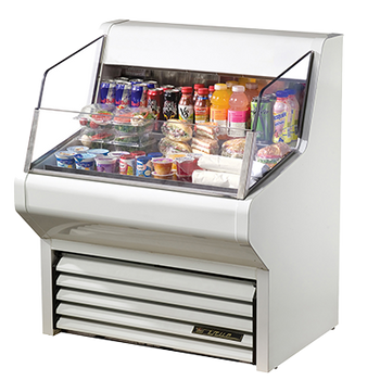 True THAC-36-LD 36 inch Open Refrigerated Display Merchandiser