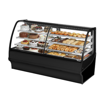 True TDM-DZ-77-GE/GE-S-S 77 inch Refrigerated/Non-Refrigerated Display Case