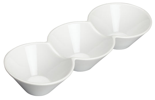 Winco WDP017-102 China Compartment Dish Bowl