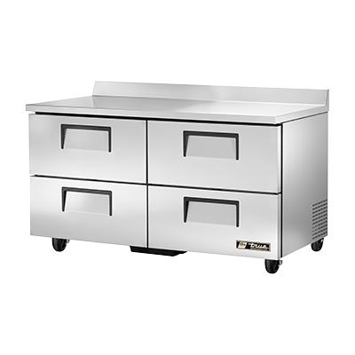 True TWT-60D-4-HC 60 inch Work Top Refrigerated Counter