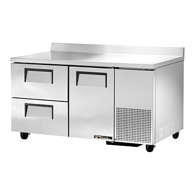 True TWT-60-32D-2-HC 60 inch Work Top Refrigerated Counter