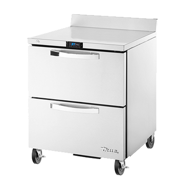 True TWT-27D-2-HC-SPEC3 28 inch Work Top Refrigerated Counter