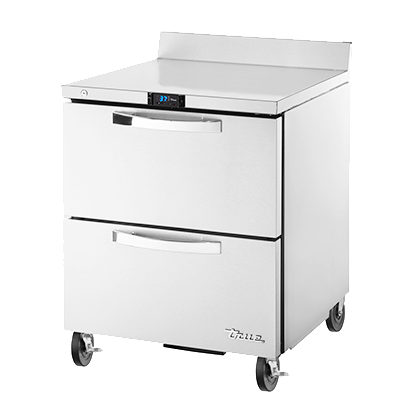 True TWT-27D-2-HC-SPEC3 28 inch Work Top Refrigerated Counter